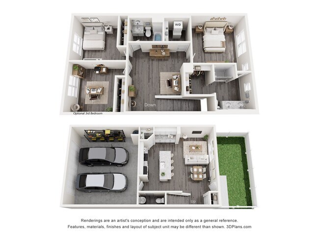 Townhome 2 66 floor plan